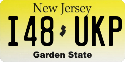 NJ license plate I48UKP