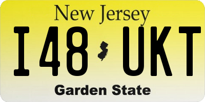 NJ license plate I48UKT
