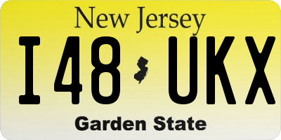 NJ license plate I48UKX