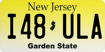 NJ license plate I48ULA