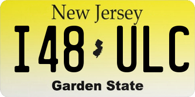 NJ license plate I48ULC