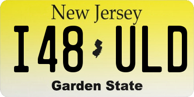 NJ license plate I48ULD