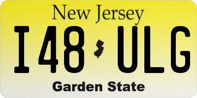 NJ license plate I48ULG