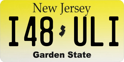 NJ license plate I48ULI