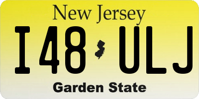 NJ license plate I48ULJ