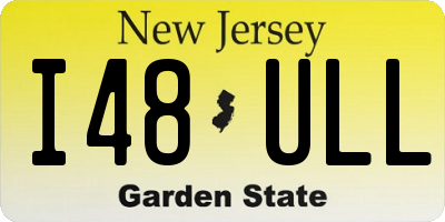 NJ license plate I48ULL