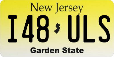 NJ license plate I48ULS