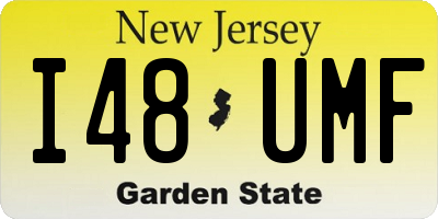 NJ license plate I48UMF