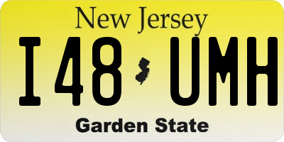 NJ license plate I48UMH
