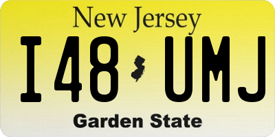 NJ license plate I48UMJ