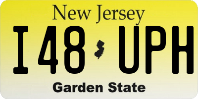 NJ license plate I48UPH