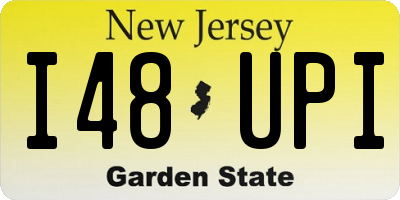 NJ license plate I48UPI
