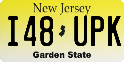 NJ license plate I48UPK