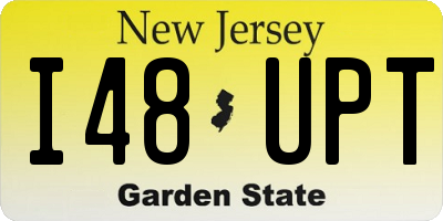 NJ license plate I48UPT