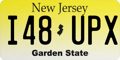 NJ license plate I48UPX
