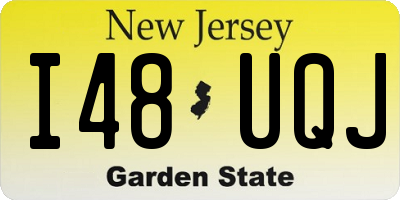 NJ license plate I48UQJ