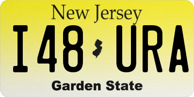 NJ license plate I48URA