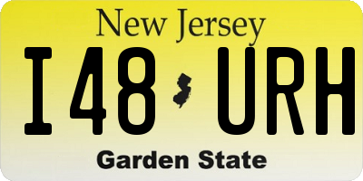 NJ license plate I48URH