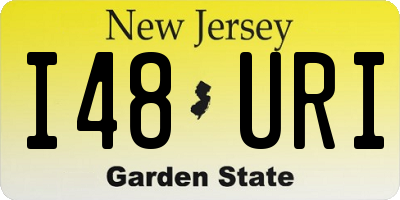 NJ license plate I48URI