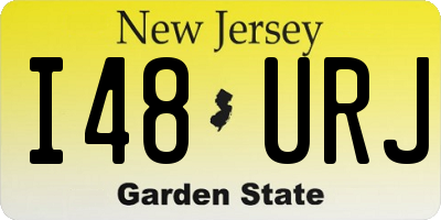 NJ license plate I48URJ