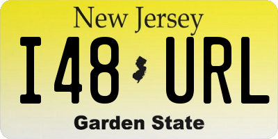 NJ license plate I48URL
