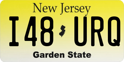 NJ license plate I48URQ