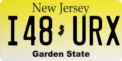 NJ license plate I48URX