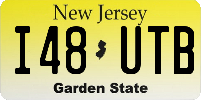 NJ license plate I48UTB