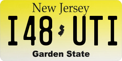NJ license plate I48UTI