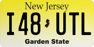 NJ license plate I48UTL
