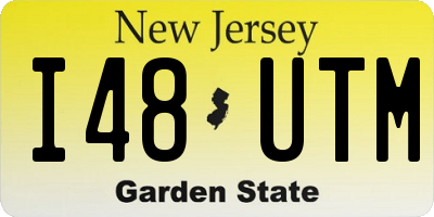 NJ license plate I48UTM
