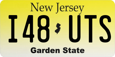 NJ license plate I48UTS