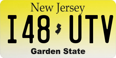 NJ license plate I48UTV