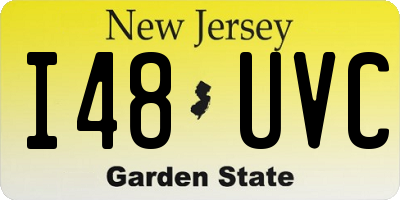 NJ license plate I48UVC