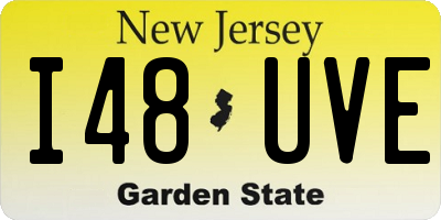 NJ license plate I48UVE