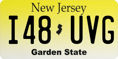 NJ license plate I48UVG