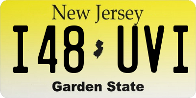 NJ license plate I48UVI