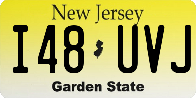 NJ license plate I48UVJ