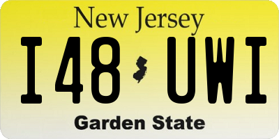 NJ license plate I48UWI