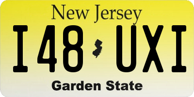 NJ license plate I48UXI