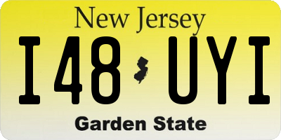 NJ license plate I48UYI