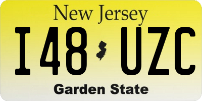 NJ license plate I48UZC