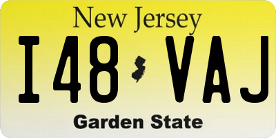 NJ license plate I48VAJ