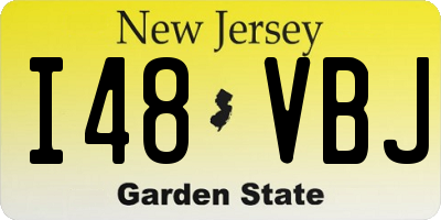 NJ license plate I48VBJ