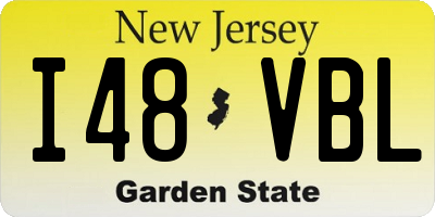 NJ license plate I48VBL
