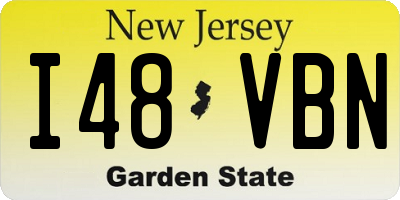 NJ license plate I48VBN