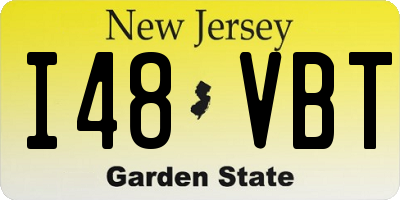 NJ license plate I48VBT