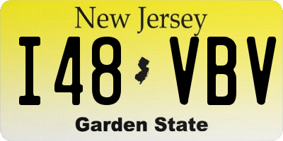 NJ license plate I48VBV