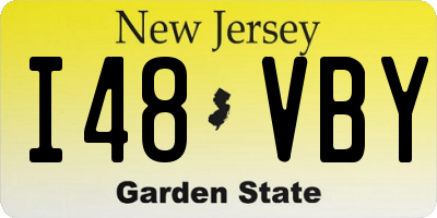NJ license plate I48VBY