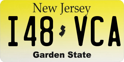 NJ license plate I48VCA